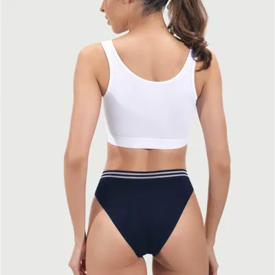 Sport Bikini  en Cotton  avec Ceinture Élastique — Pour L lingerie de luxe