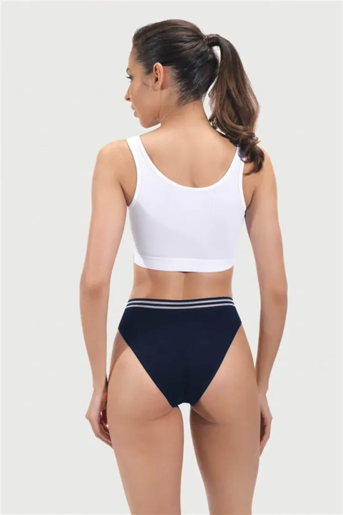 Sport Bikini  en Cotton  avec Ceinture Élastique — Pour L lingerie de luxe