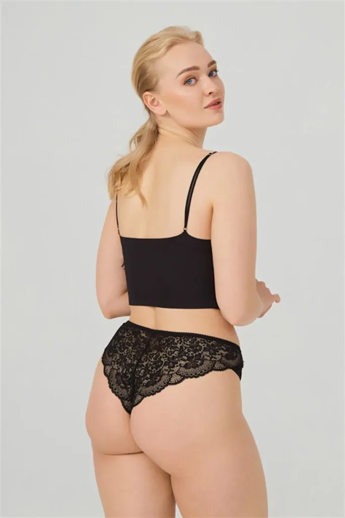 Ensemble de soutien-gorge en dentelle transparente — Pour L lingerie de luxe