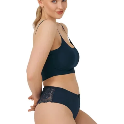 Culotte brésilienne sans couture avec dos en dentelle — Pour L lingerie de luxe