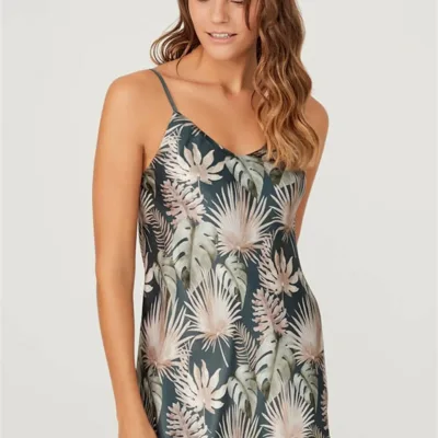 Pyjama satin dos ouvert — Pour L lingerie de luxe