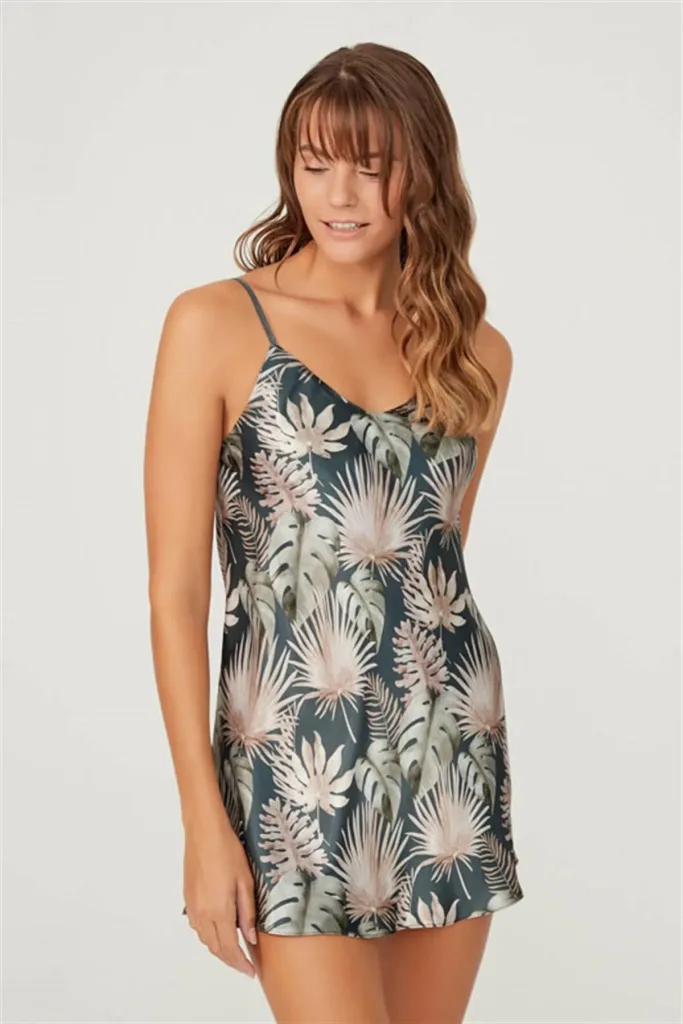 Pyjama satin dos ouvert — Pour L lingerie de luxe