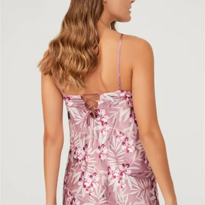 Pyjama Satin dos ouvert — Pour L lingerie de luxe