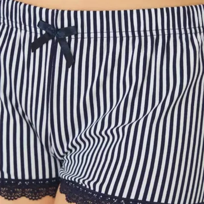 Pyjama Couton 2 pièces avec short — Pour L lingerie de luxe