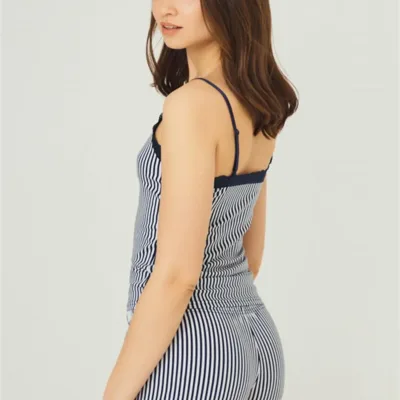 Pyjama Couton 2 pièces avec short — Pour L lingerie de luxe