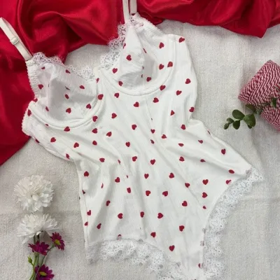 Bodysuit en coton — lingerie de luxe Pour L